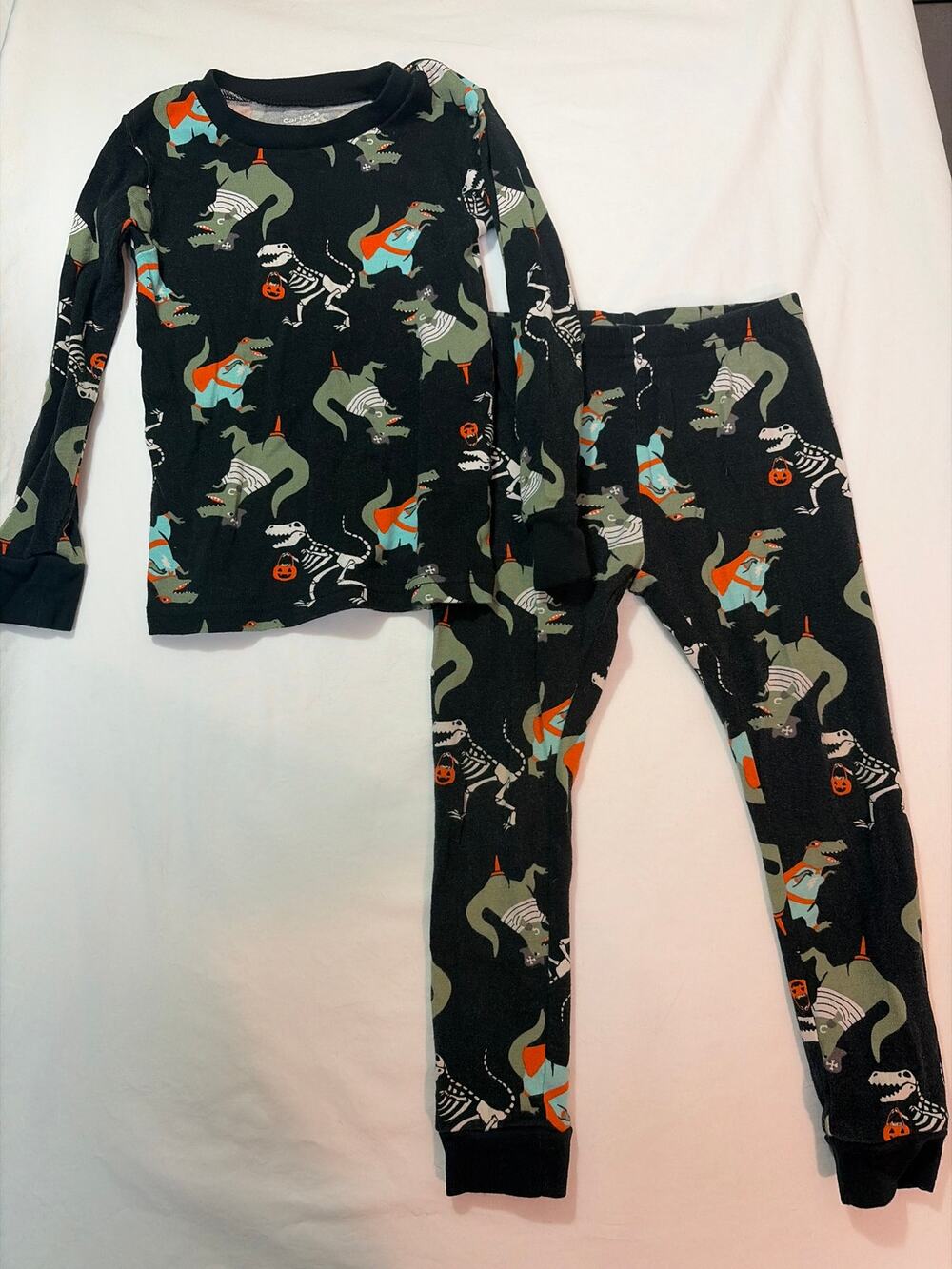 Carter's Halloween Dino Pajamas